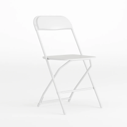 White Plastic Folding Chairs